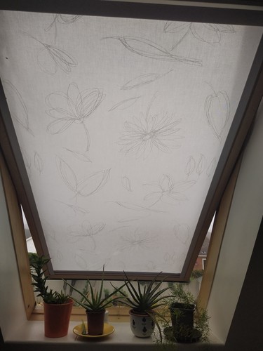 Velux original pencil drawn - velux, drawn'