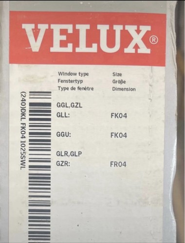Velux thermal blackout blind - thermal,