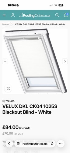 Velux dkl ck04 1025s - dkl,