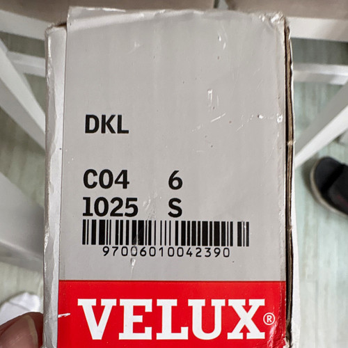 Velux dkl c04 1025s - velux, skylight