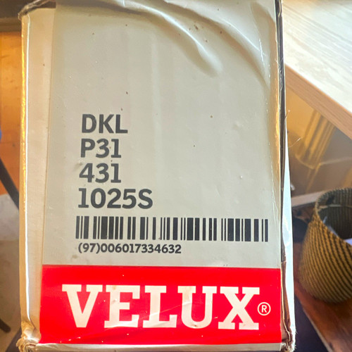 Velux dkl skylight blind p31 - skylight,
