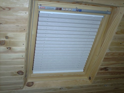 White cream blinds for velux - &,